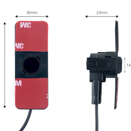 AMiO Parkeerhulpsysteem TFT01 43" met HD-305 LED 4 sensoren zwart binnenmontage - VCTparts.nl