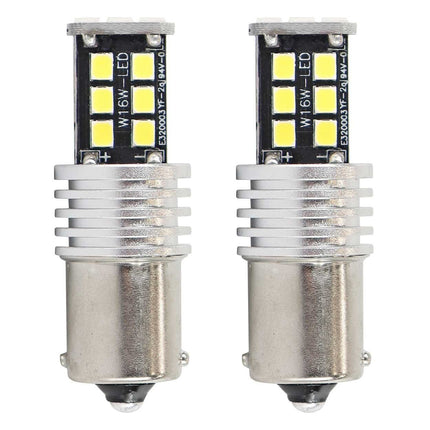 AMiO LED CANBUS 2835 15SMD 1156 BA15S P21W R10W R5W Wit 12V/24V - VCTparts.nl