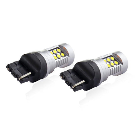 AMiO LED CANBUS 3030 24SMD T20 7440 W21W Wit 12V/24V - VCTparts.nl