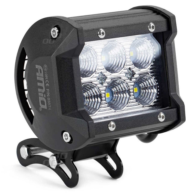 AMiO Krachtige Werklamp AWL17 6LED FLOOD 9-36V Verstraler Spot Robuust Offroad - VCTparts.nl