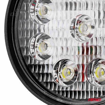 AMiO Krachtige Werklamp AWL04 9 LED FLOOD 9-60V Verstraler Spot Robuust Offroad - VCTparts.nl