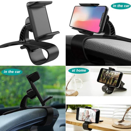 Universele Dashboard Auto Telefoon Houder Clip Mount Zwart - VCTparts.nl