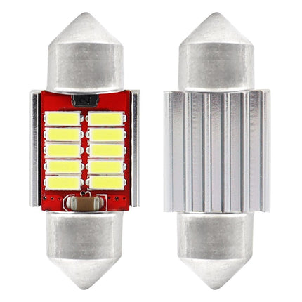 AMiO LED CANBUS 4014 10SMD Festoen C5W C10W C3W 31mm Wit 12V/24V - VCTparts.nl