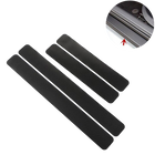 Deur Instaplijst Carbon Sticker / Wrap Folie - Kras Bescherming (set 4 stuks) - VCTparts.nl