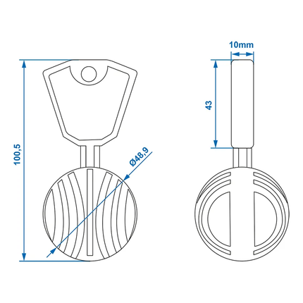 Aanhanger Anti Diefstal Bal Koppelingsslot [Aanhangerslot - Disselslot] - VCTparts.nl