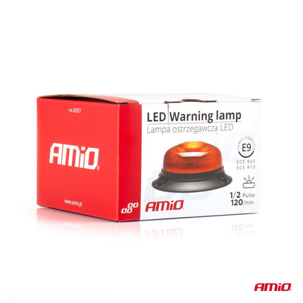 AMiO Stroboscoop Zwaailicht Waarschuwingslamp W213BL 12/24V IP56 Oranje R65 R10 - VCTparts.nl