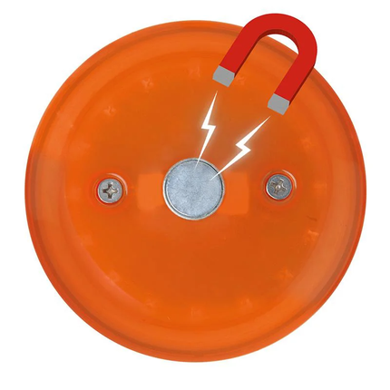 ProPlus Magnetische Waarschuwings-disk schijf 16+8 LED Oranje - VCTparts.nl