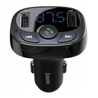 Baseus  Bluetooth Muziek FM Transmitter en Dubbele USB Poort Autolader - VCTparts.nl