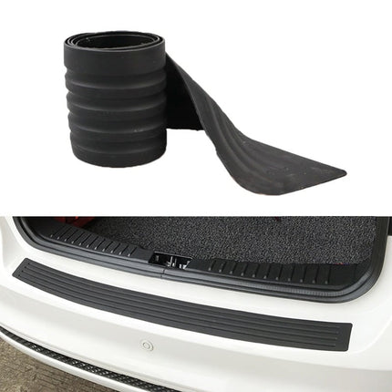 Kofferbak Lijst Achterbumper Strip Kras Bescherming Dorpelplaat - 104 cm Zwart Rubber - VCTparts.nl