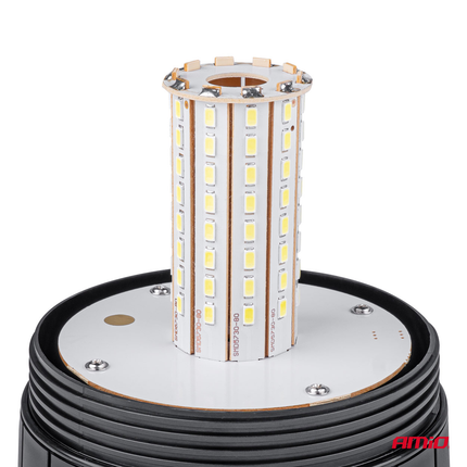 AMiO Stroboscoop Zwaailicht LED Waarschuwingslamp W09M MAG/3 BOLT ECE R10 80LED 12/24V IP56 Oranje - VCTparts.nl