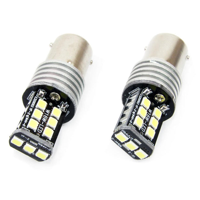 AMiO LED CANBUS 2835 15SMD 1156 BA15S P21W R10W R5W Wit 12V/24V - VCTparts.nl