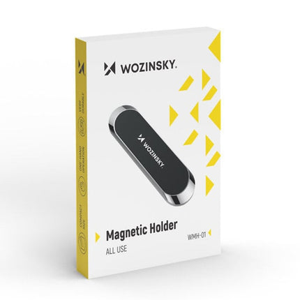 Wozinsky Auto Telefoonhouder Magnetische Dashboardbevestiging Zelfklevend Zwart - VCTparts.nl