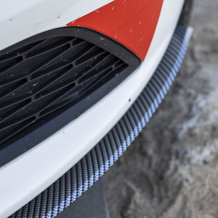 Einparts Bumper Bescherming Lip Verlaging Strip Rubber Carbon (2.5m) - VCTparts.nl