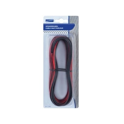 Benton Luidspreker Kabel Snoer Draad 2x 11mm² Zwart Rood. 10m Speakerkabel - VCTparts.nl