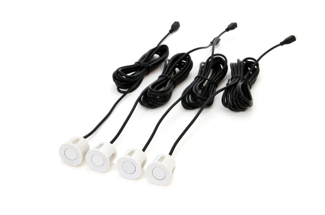 AMiO Parkeerassistentiesysteem LED-GRAF 4 sensor wit - VCTparts.nl