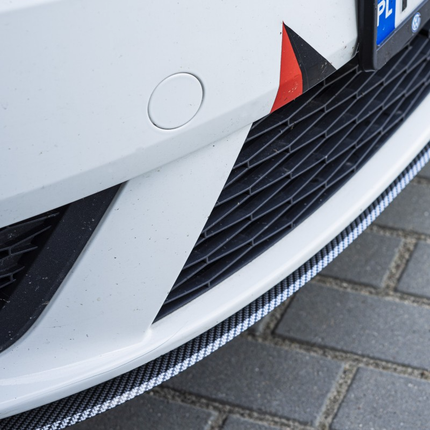 Einparts Bumper Bescherming Lip Verlaging Strip Rubber Carbon (2.5m) - VCTparts.nl