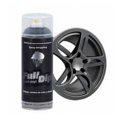 FullDip Plastidip 400ml Spuitbus - Hyper Black Vloeibaar Vinyl Spray Dip - VCTparts.nl