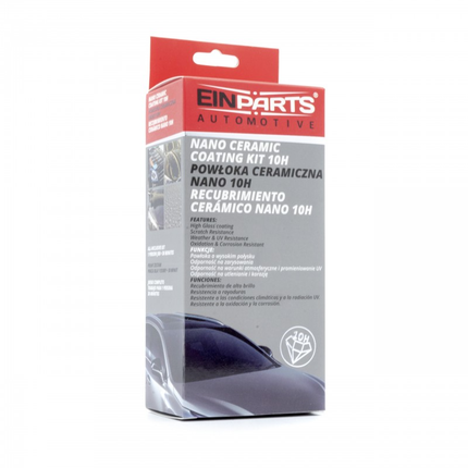 Einparts Nano 10H Keramische Coating 30ml met Spons en Doek - VCTparts.nl