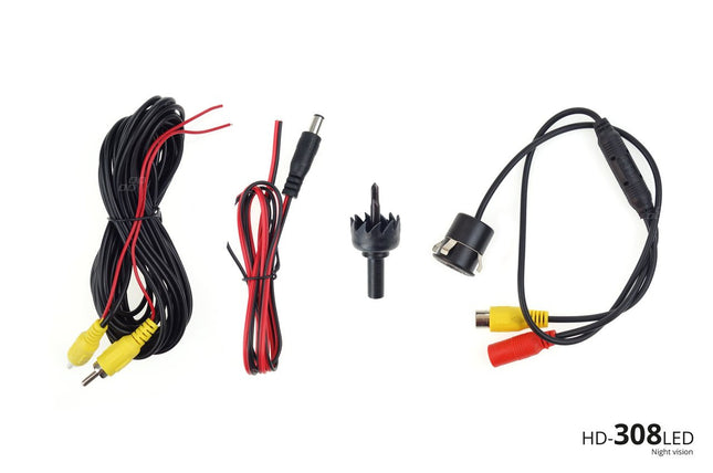 AMiO Parkeerhulpsysteem TFT02 43 inch met HD-308-LED en 4 Sensoren Zwart - VCTparts.nl