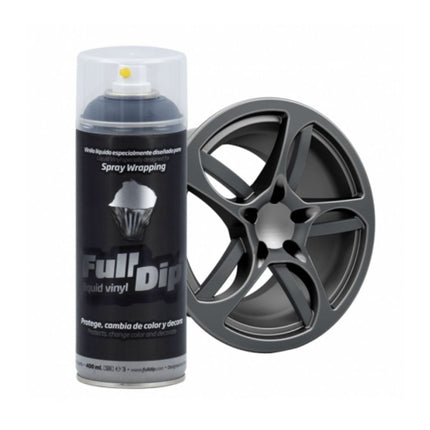 FullDip Plastidip 400ml Spuitbus - Hyper Black Vloeibaar Vinyl Spray Dip - VCTparts.nl