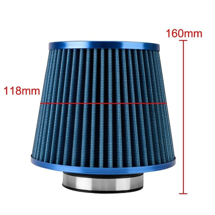 Open Luchtfilter Rood - Sport Filter met Cold air intake [sportfilter powerfilter universeel] - VCTparts.nl