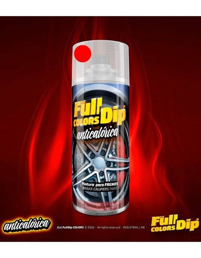 Fulldip Spray Can Can Caned Kralle Wärme -resistente Sprühfarbe 400 ml Spray Can - glänzen rot [Flüssigkeitsbeschichtung]