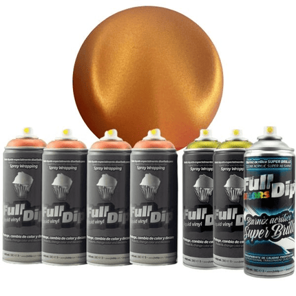 FullDip Velgenbundel Plastidip Liquid Vinyl - Solar Golden Red (Glans) - VCTparts.nl