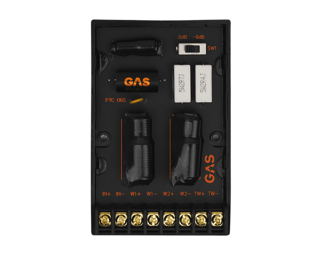 Gas Audio Power Gas Mad Level 1 2-way Crossover voor Auto Geluidssystemen en Hoogwaardige Geluidskwaliteit - VCTparts.nl