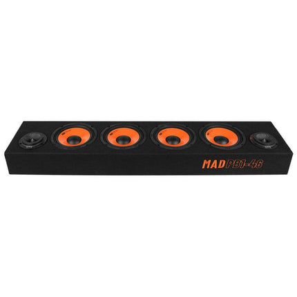 Gas Audio Power Gas Mad Level 1 Spl Board 4x65" 2x1" voor Auto Geluidssystemen en Hoogwaardige Geluidskwaliteit - VCTparts.nl