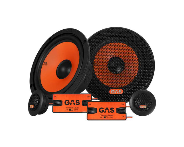 Gas Audio Power Gas Mad Level 2 Component Kit 6.5" voor Auto Geluidssystemen en Hoogwaardige Geluidskwaliteit - VCTparts.nl