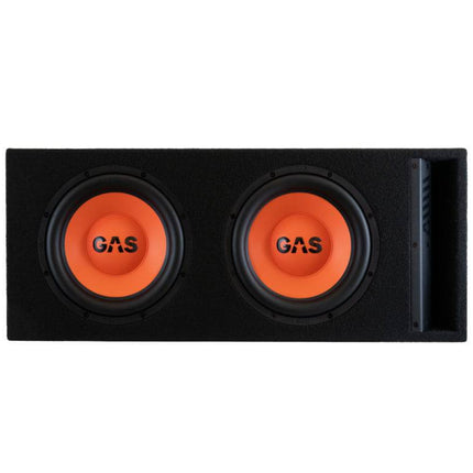 Gas Audio Power Gas Mad Level 2 Loaded Enclosure 2x10" voor Auto Geluidssystemen en Hoogwaardige Geluidskwaliteit - VCTparts.nl