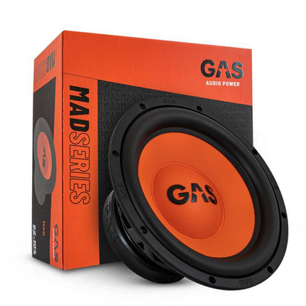 Gas Audio Power Gas Mad Level 2 Subwoofer 10" 4 Ohm voor Auto Geluidssystemen en Hoogwaardige Geluidskwaliteit - VCTparts.nl