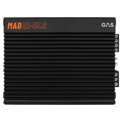 Gas Audio Power Gas Mad Level 2 Two Channel Amplifier voor Auto Geluidssystemen en Hoogwaardige Geluidskwaliteit - VCTparts.nl