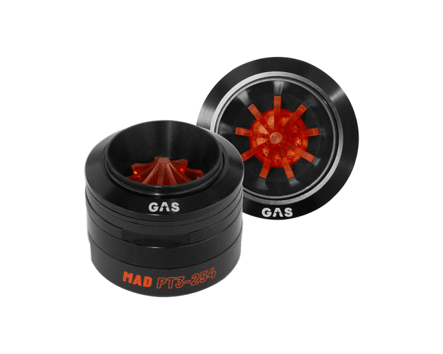 Gas Audio Power Gas Mad Level 3 Horn Tweeter 1" voor Auto Geluidssystemen en Hoogwaardige Geluidskwaliteit - VCTparts.nl