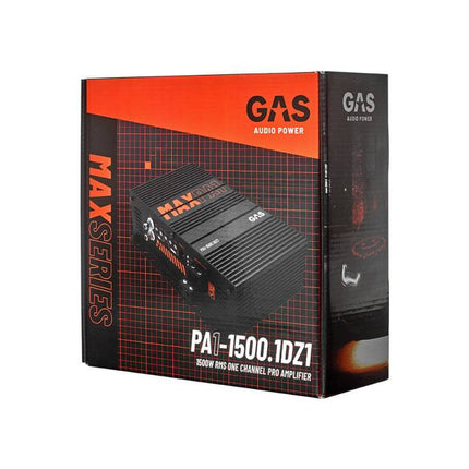 Gas Audio Power Gas Max Level Pa1 Mono Amplifier 1ohm voor Auto Geluidssystemen en Hoogwaardige Geluidskwaliteit - VCTparts.nl