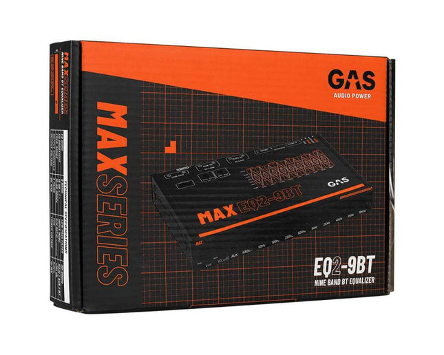 Gas Audio Power Gas Max Versterker ½din 9-band Eq With Bluetooth 6v Pre-outs voor Auto Geluidssystemen en Hoogwaardige Geluidskwaliteit - VCTparts.nl