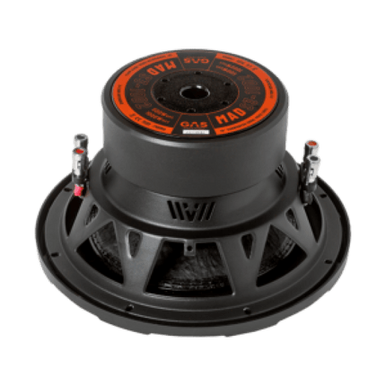 Gas Audio Power Mad Level 3 Subwoofer 10" 2x2 Ohm voor Auto Geluidssystemen en Hoogwaardige Geluidskwaliteit - VCTparts.nl