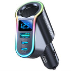 Joyroom Autolader Snellader 4 in 1 USB-A & USB-C -  150W Zwart [5x Fast Car Charger] - VCTparts.nl