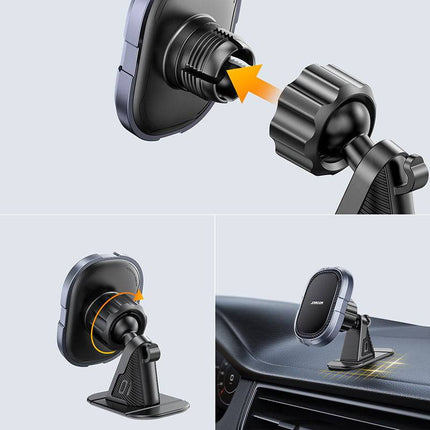 Joyroom Dashboard Auto Magnetic Telefonhalter 360º mit Metallplatje Schwarz