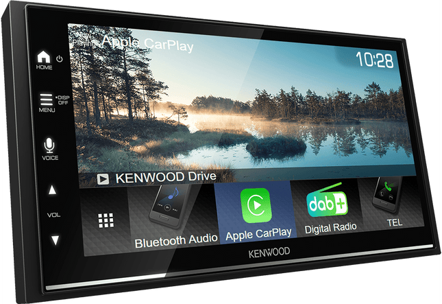 Kenwood DMX-7722DABS 6.8” AV-Receiver met Bluetooth DAB Radio Wireless Apple CarPlay/Android Auto Zwart - VCTparts.nl