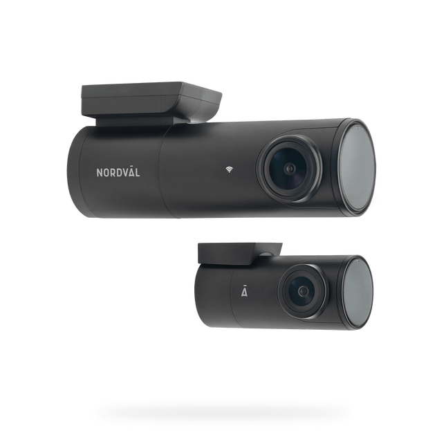 Nordval Nordväl DC102 2CH Dashcam 2K 1440P GPS Wi-Fi 128GB Video Recorder Zwart - VCTparts.nl