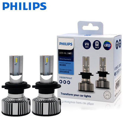 Philips H7 Ultinon LED 6500K-Scheinwerfer Dimlich 12-24V Weiß (Set)