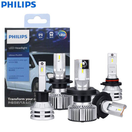 Philips H7 Ultinon Pro3101 LED 6000K-Scheinwerfer Dimlich 12-24V Weiß (Set)