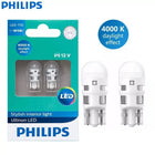 Philips Ultinon T10 LED 4000K Weiße Beleuchtung 12V W5W (Set) [Stadtbeleuchtung - Parkbeleuchtung - Nummernschildbeleuchtung - Innenbeleuchtung]