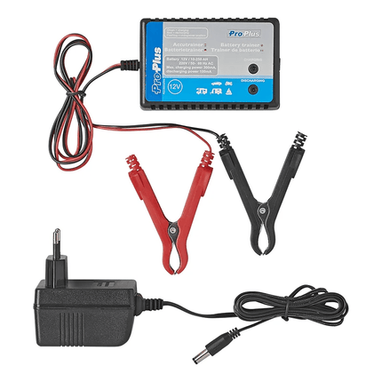 ProPlus Accutrainer 230V naar 12V 10-250AH Adapter Oplader met Accuklem - VCTparts.nl