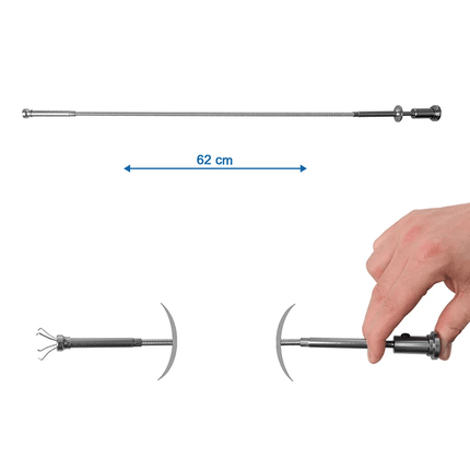 ProPlus Flexibele Magnetische Grijper Magneetgrijper Pen met LED - Voor Precies en Eenvoudig Oprapen van Kleine Voorwerpen - VCTparts.nl