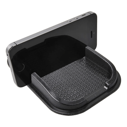 Proplus Multi funktionaler Anti-Schlupfmat-Plaplat-Matten-Dashboard-Telefonhalter Black 10x15cm hoch