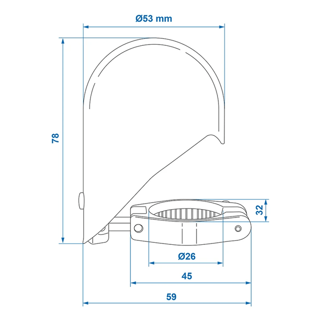 ProPlus Opklapbare Chroom Metalen Trekhaakdop - Stijlvolle Bescherming voor Uw Trekhaak - VCTparts.nl