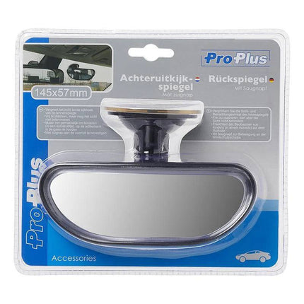 PREPLUS Universal Heck -View -Spiegel Inner Mirror 145x57mm mit Saugbecher