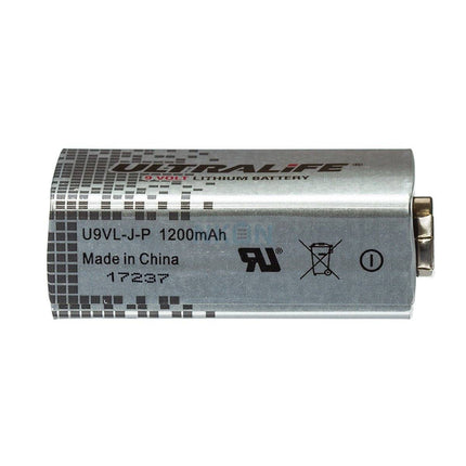 Ultralife 9V Lithium Batterij - 1200mAh Langdurige Energieoplossing voor Rookmelders tot 10 Jaar Levensduur  00740286100116 - VCTparts.nl